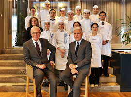 Our President Prof. Barış Tan Welcomes Journalist Ertuğrul Özkök at Le Cordon Bleu Istanbul